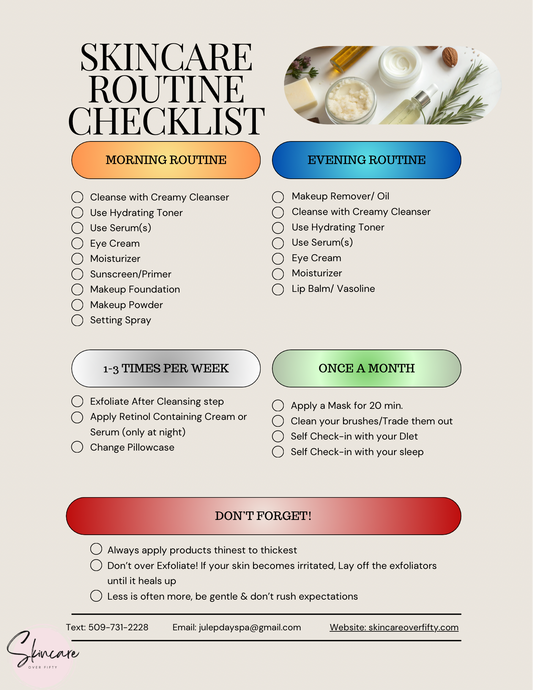Skincare Routine Checklist
